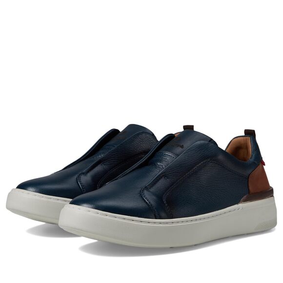 Marc Joseph New York Mens Station Street Navy Napa Soft 9 Medium